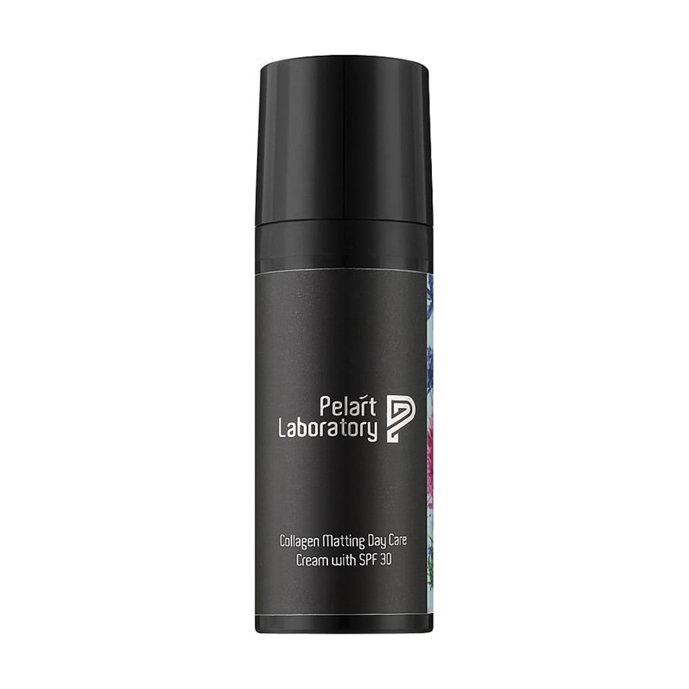 Денний матувальний крем для обличчя Pelart Laboratory Collagen Matting Day Care Cream With SPF 30 з тоном, 50 мл